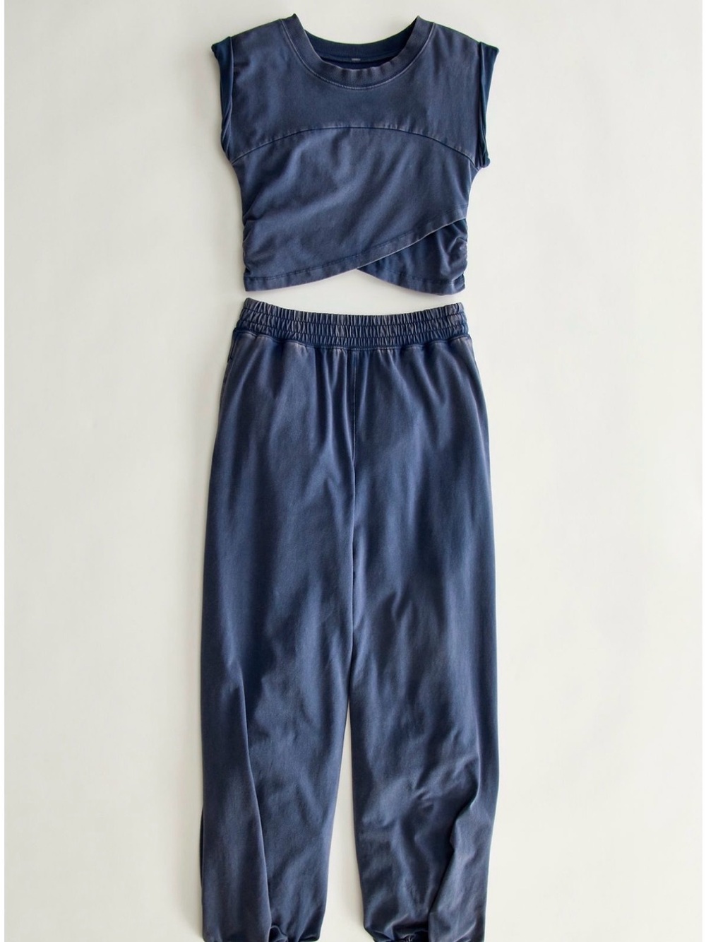 Free People Hot Shot Crossover Set- Midnight Navy